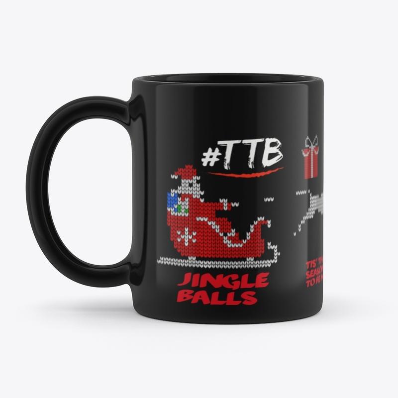 Jingle Balls (Black Mug)